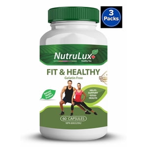 Fit & Healthy ( 10 mg Vitamin B12 ) Halal Gelatin Free Capsules(Pack of 3)