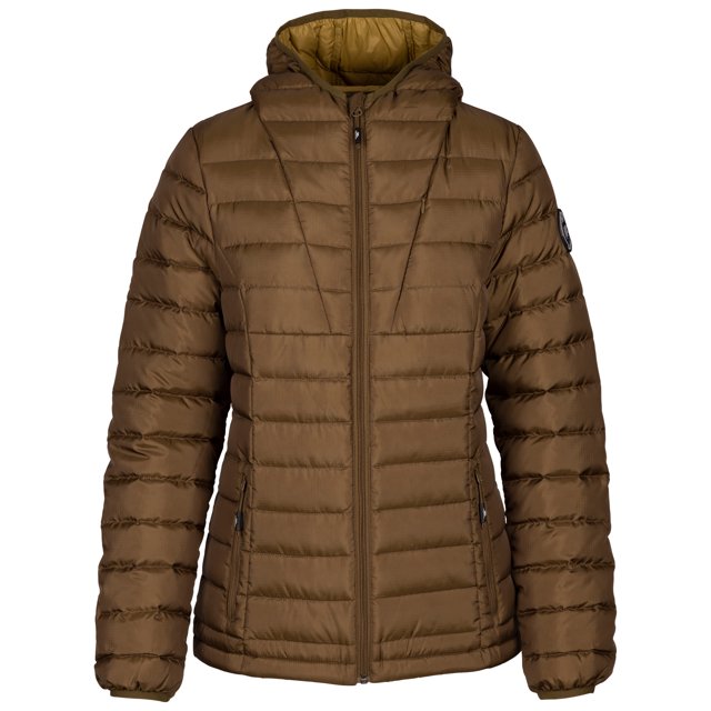 Trespass Veste en Duvet Rembourrée pour Femmes avec Tissu Ripstop et Capuche Bartush