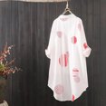 thumbnail image 4 of Pompotops Chemise à Manches Longues Mode Femme Cardigan Décontracté Ample Liquidation, 4 of 4