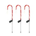 thumbnail image 1 of 3Pcs Christmas Candy Cane Lights Outdoor Landscape Lights Christmas Stakes Light Style A, 1 of 9