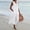 #148 White Dress, variant on Staron Clearance Summer Dresses for Women 2025 Vacation Cotton Linen Elegant Flowy Dresses with Pockets Summer Beach Plus Size Loose Button V Neck Sleeveless Long Dress Purple L