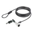 thumbnail image 1 of StarTech.com Laptop cable lock 6Ft Compatible With Noble Wedge; Laptop Cable Lock, 6Ft (2m), Anti-Theft Keyed Lock, Security Cable Lock For Dell XPS/Latitude, Cut-Resistant Steel Cable Lock For Laptop (NBLWK-LAPTOP-LOCK) - Security cable lock - black, silver - 6.6 ft, 1 of 9