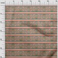 thumbnail image 2 of oneOone Georgette Viscose Fabric Floral Block Print Fabric By Yard 42 Inch Wide, 2 of 4