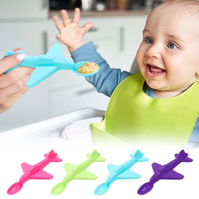 Up to 60% Off! Gspmoly Home Plastic Small Airplane Spoon up to 60% Off