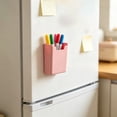 thumbnail image 1 of Boovnll Pen Holder Magnetic Hanging and Suction-Style Pen Container Whiteboard Marker Storage Box Chalkboard Wall-Mounted Large-Capacity Magnetic Pen Container Magnetic Suction Pencil Holder, 1 of 6