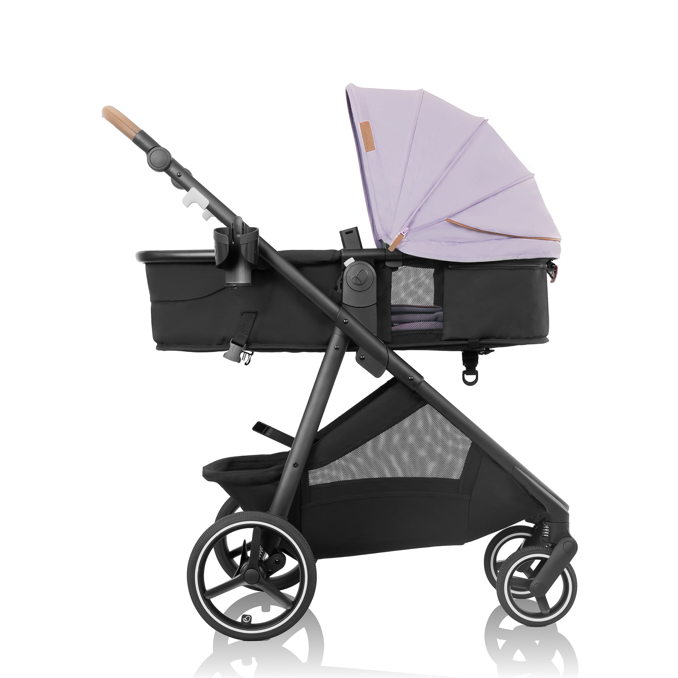 Evenflo Shyft Intuiti+ Stroller with Green & Gentle Fabric (Weight 3-55 lbs)