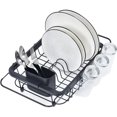 thumbnail image 1 of YOPTOP Expandable Dish Drying Rack, Dish Rack, over Sink Dish Drainer Black, 1 of 7