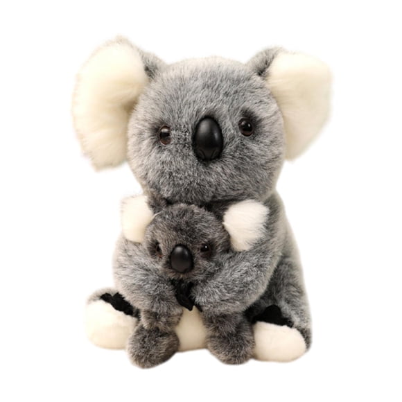 Siruishop Koala Jouet Ourson Koala en Peluche Décoration 11,02 Po Collection Maman et Bébé Gris
