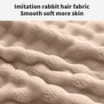 thumbnail image 4 of Dvkptbk Woolen Blanket Soft Bubble Fleece Blanket Warm and Soft Single Layer Double-Sided All-Season Solid Color Plush Blanket Bedding, 4 of 6