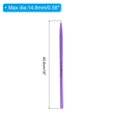 thumbnail image 2 of Baguette en Bois d'Érable Antidérapante 5A Violette 2 Pcs pour Instruments de Musique Percussion, 2 of 8