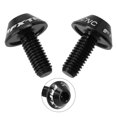 thumbnail image 1 of 1 Paire de Vis de Cage de Bouteille de Vélo en Acier Inoxydable M5*12 Support de Pompe à Air Coloré Vis Fixes, 1 of 12