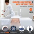 thumbnail image 4 of VEVOR Tub Transfer Bench Bathtub Shower Seat for Senior Height Adjustable 400LBS, 4 of 9