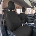 thumbnail image 3 of For 2020-2024 Ford Explorer Base FH Group Neoprene Custom Fit Car Seat Covers Water Resistant - Front Seats Black, 3 of 7