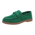 thumbnail image 2 of Babysbule Chaussures pour Femmes Liquidation Chaussures de Mode pour Femme Décontractées Confortables Bout Rond Talons Bas Chaussures Couleur Unie, 2 of 6