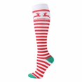 thumbnail image 1 of Aocisk Christmas Printed Calf Socks Long Tube Knee Socks with Compression Design Compression Socks for Support I s/m, 1 of 2