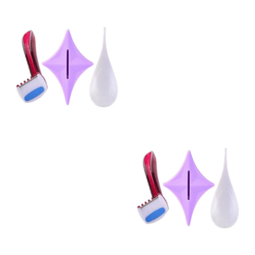 Maytalsory Shaver Shaping Tool for and Pubic Skin Hair Starfish 2Set