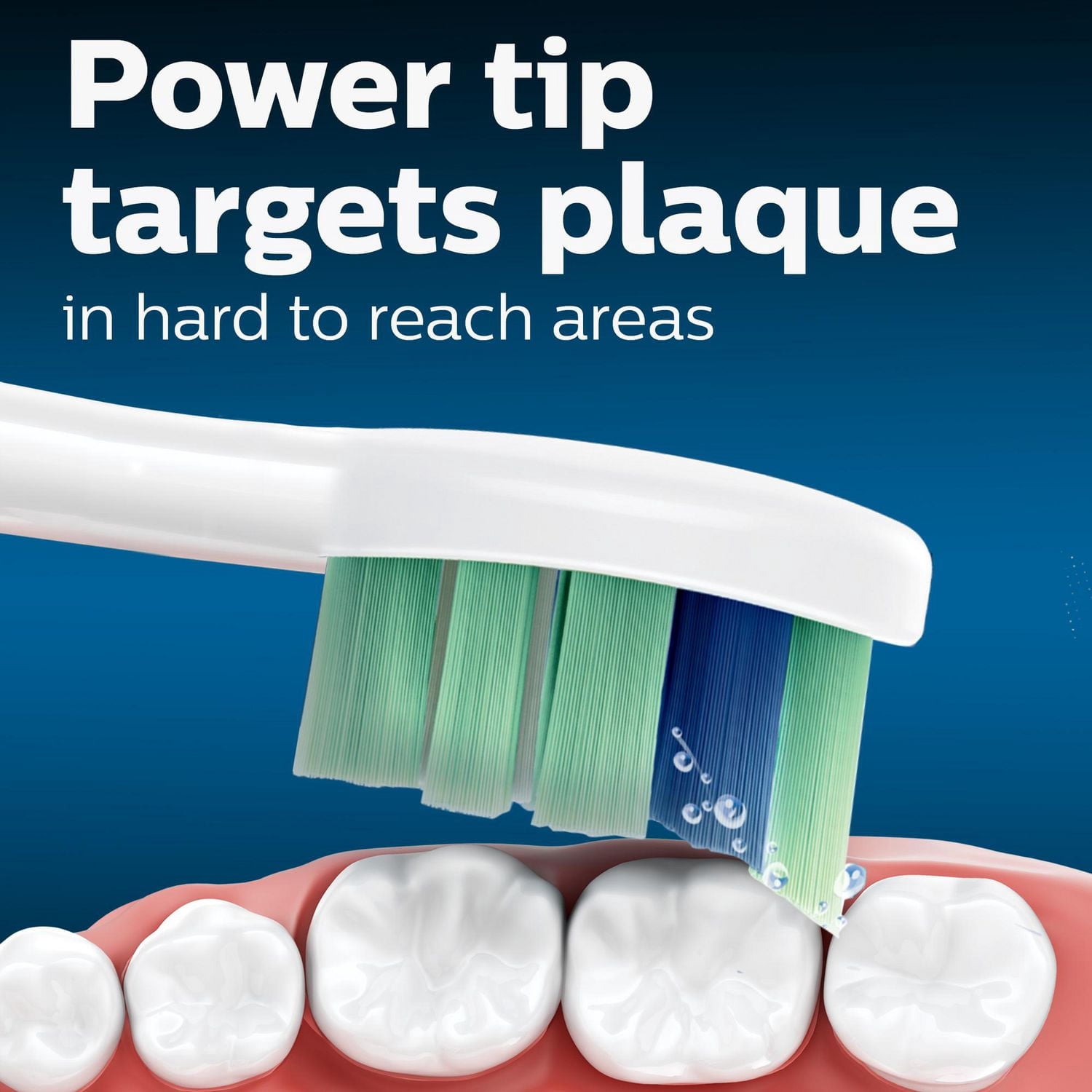Philips Sonicare Contrôle Optimal de la Plaque Têtes de Brosse de Rechange RFID, HX9023, Blanc