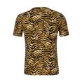 thumbnail image 2 of INSPIRE CHIC T-shirt à Manches Courtes pour Homme à Col Rond à Imprimés Léopard Jaune Noir 46, 2 of 5