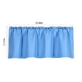 thumbnail image 3 of Valance Curtain for Kitchen, Blackout Window Curtains, 57×18inches, Polyester Material, 3 Inch Rod Pocket, Light Blocking, Machine Washable, for Living Dining Room Bedroom, 3 of 8