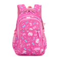 thumbnail image 1 of Student Backpack Bow Print Waterproof Smooth Zipper Bookbag Handbag Pencil Bag for Primary School Students, 1 of 10
