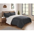 thumbnail image 1 of Swift Home Reversible Plush Mink & Sherpa Comforter Set, Luxuriously Soft, 1 of 3