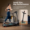 thumbnail image 4 of Sunny Health & Fitness SMART Easy Assembly Folding Treadmill - SF-T7610SMART, 4 of 6