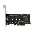 thumbnail image 4 of SilverStone Tech Inc ECM21-E M.2 PCIe NVMe SSD adapter card with Screwless design and CLKREQ# setting support., 4 of 6