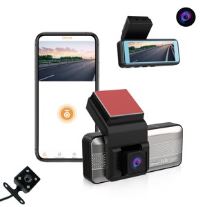 TopLLC Dash Cam Built In WiFi Front 1080P For Cars UHD 3.16inch IPS 120° Wide Angle Dashboard Camera Starlight Night Vision G-Sensor on Clearance