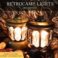 thumbnail image 1 of Neinkie Lampe de Camping Rétro Rechargeable avec Poignée Étanche Multifonctionnelle Double Source Lumineuse Chargement USB Haute Luminosité Lanterne d'Urgence à DEL pour l'Extérieur, 1 of 7