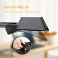 thumbnail image 4 of 26.1 x 9.6 inch Keyboard Tray Under Desk, Adjustable Ergonomic Sliding Computer Keyboard and Mouse Platform Tray Under Table Desk Mount with Height & Tilt Adjustment, 4 of 8