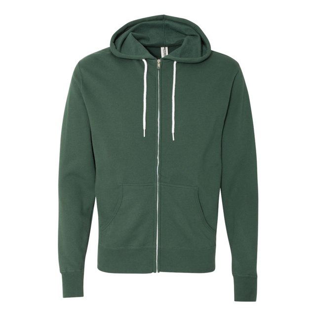 Independent Trading Co. Sweat à Capuche Léger Unisexe à Fermeture Éclair Complète, TG