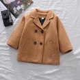 thumbnail image 2 of SHTXOZHI Manteau Robe Garçon Fille Manches Longues Trench-Coat Automne Hiver 1-6 Ans, 2 of 7