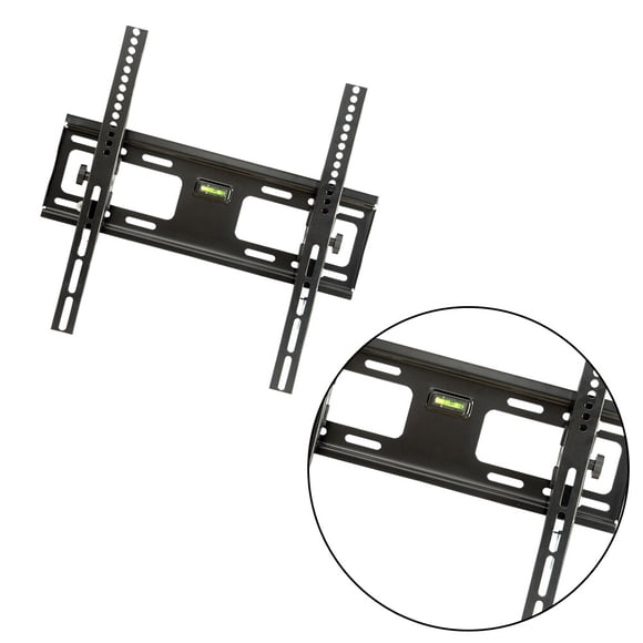 SHOWERORO 1Pack Metal TV Wall Mount Bracket for Entertainment with Adjustable Tilt Angle 18.7x6.2x1.7in