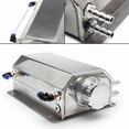 thumbnail image 3 of Catch Réservoir d'Expansion de Liquide de Refroidissement de Voiture en Aluminium 2L Réservoir de Récupération d'Huile Universel avec Bouchon de Vidange, 3 of 7