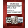 thumbnail image 1 of Une Adresse de William Smith, de Caroline du Sud, à Ses Électeurs., 1 of 1