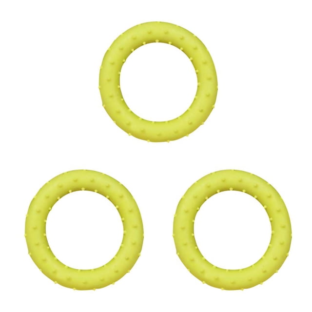 crativent Random Color Pet Dog Toys Rubber Clean Teeth Chew Training Interactive Toy N 1pcs 3Set