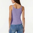 thumbnail image 4 of Yuyuzo Plus Size Tank Tops for Women Ribbed Knit Sleeveless Crop Tops Round Neck Slim Fitted Soft Base Layer Camis Tees, 4 of 5
