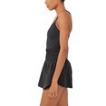 thumbnail image 3 of Fortune Robe de Tennis pour Femmes avec Shorts, Couleur Unie Sans Manches Bretelles Spaghetti Robes Athlétiques Robe de Golf d'Entraînement, 3 of 6