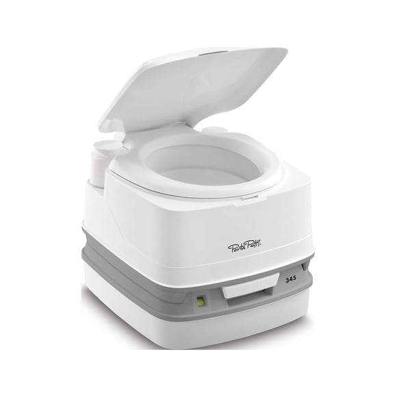 Thetford 92814 Porta Potti 345 Toilette Portable, Blanc-Gris 330 x 383 x 427 mm