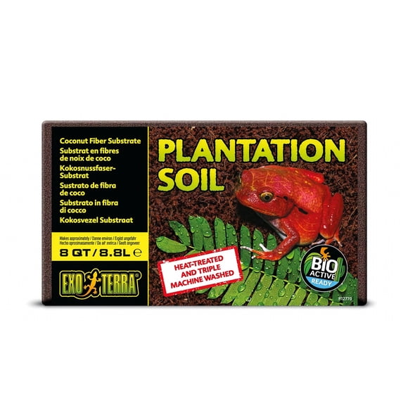 Exo Terra Reptile Terrarium Plantation Soil Bricks, 8 qt (8.8 L)