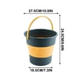 thumbnail image 3 of TIMIFIS Foldable Water Pail Folding Bucket, Car Wash, Telescopic Portable Foot Bucket Buckets, 3 of 8