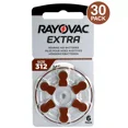 thumbnail image 1 of Rayovac Piles pour Aide Auditive Format Extra 312 (Lot de 30), 1 of 5