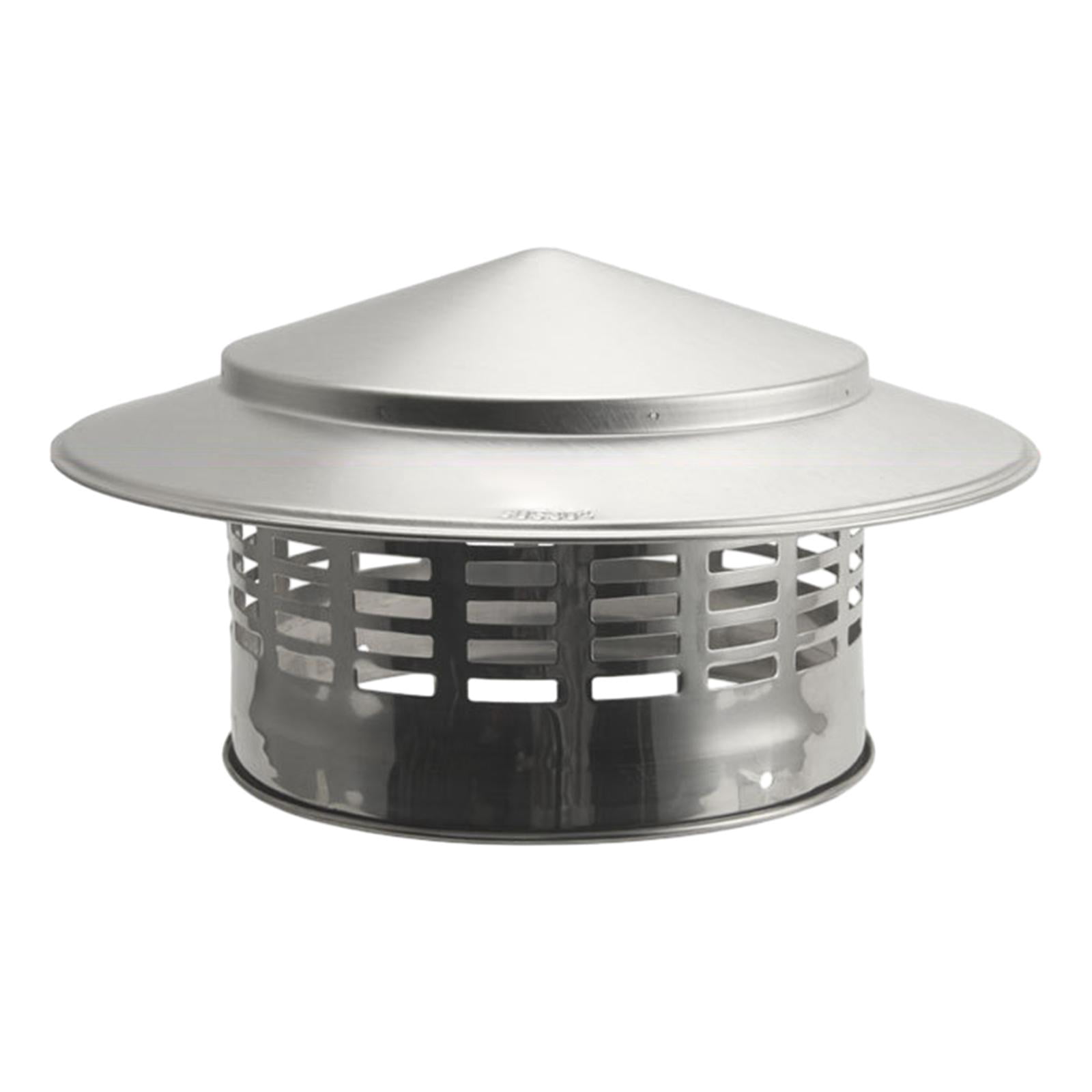 Luzkey Capuchon de Conduit Tuyau Extérieur Installation Facile Capuchon de Conduit de Cheminée Capuchon de Cheminée Extérieur Diamètre Intérieur 160mm