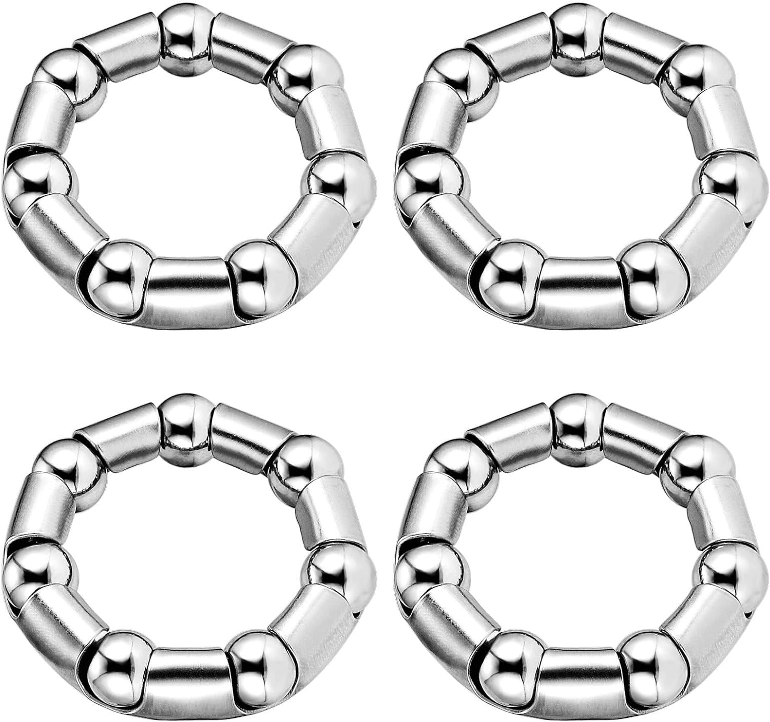 HSHDLDF Roulement de Manivelle de Bicyclette 5/16 Pouces Bille Taille x 7 Billes, 4 Pcs Roulements à Billes pour Pédalier de Manivelle de Vélo, Enfants/bicyclette Extensible