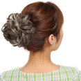 thumbnail image 3 of Chouchou pour Cheveux en Désordre pour Femmes, Extensions de Cheveux Faux Chignon, 3 of 6
