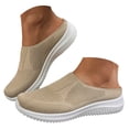 thumbnail image 1 of Mepaouo Womens Backless Sneakers Casual Slip on Mule Shoes Arch Support Walking Mesh Slide Sandals, 1 of 8