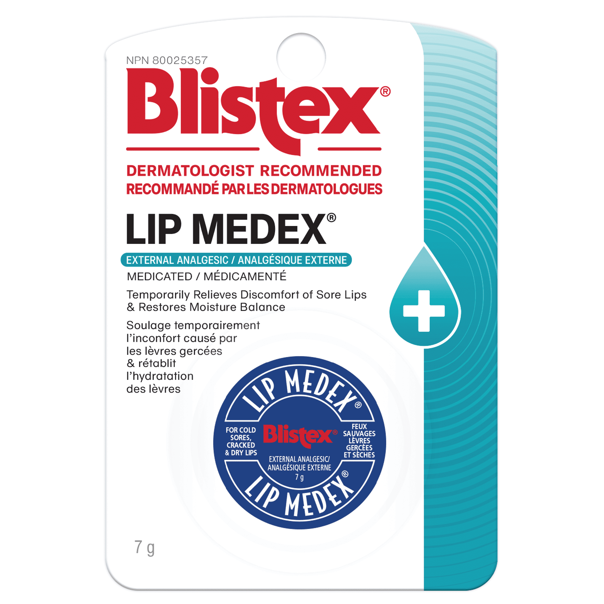 Protectrice des lèvres analgésique Lip MedexMD de BlistexMD