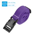 thumbnail image 2 of Unique Bargains 2.5m Suitcase Belts with Quick Release Buckle Luggage Straps, Purple, 2 of 5
