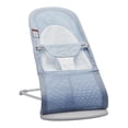 thumbnail image 1 of BabyBjorn Bouncer Balance Soft - Mesh, Sky Blue/White on Light Grey Frame, 1 of 4