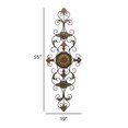 thumbnail image 4 of Benzara 42752 Décor de Rouleau en Métal pour une Décoration Éternelle, 4 of 5